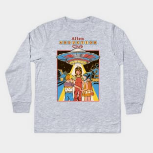 Alien Abduction Club Kids Long Sleeve T-Shirt